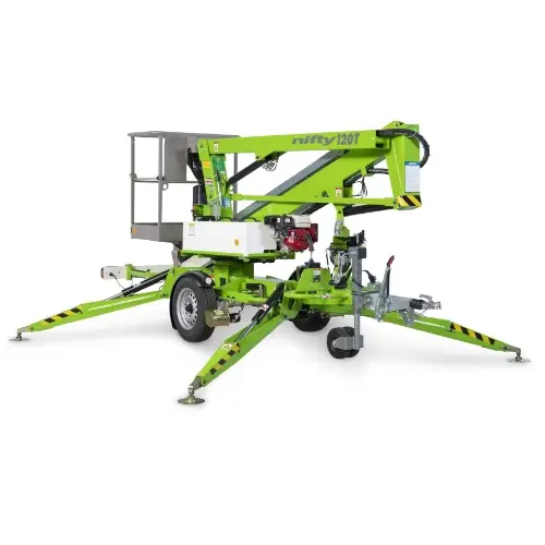 Aanhanger kniktelescoop hoogwerker 12 meter huren