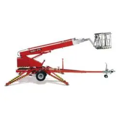 Aanhanger telescoop hoogwerker 25 meter huren