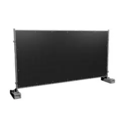 Bouwhek met doek huren