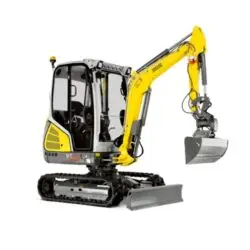 Graafmachine 2500 kg huren